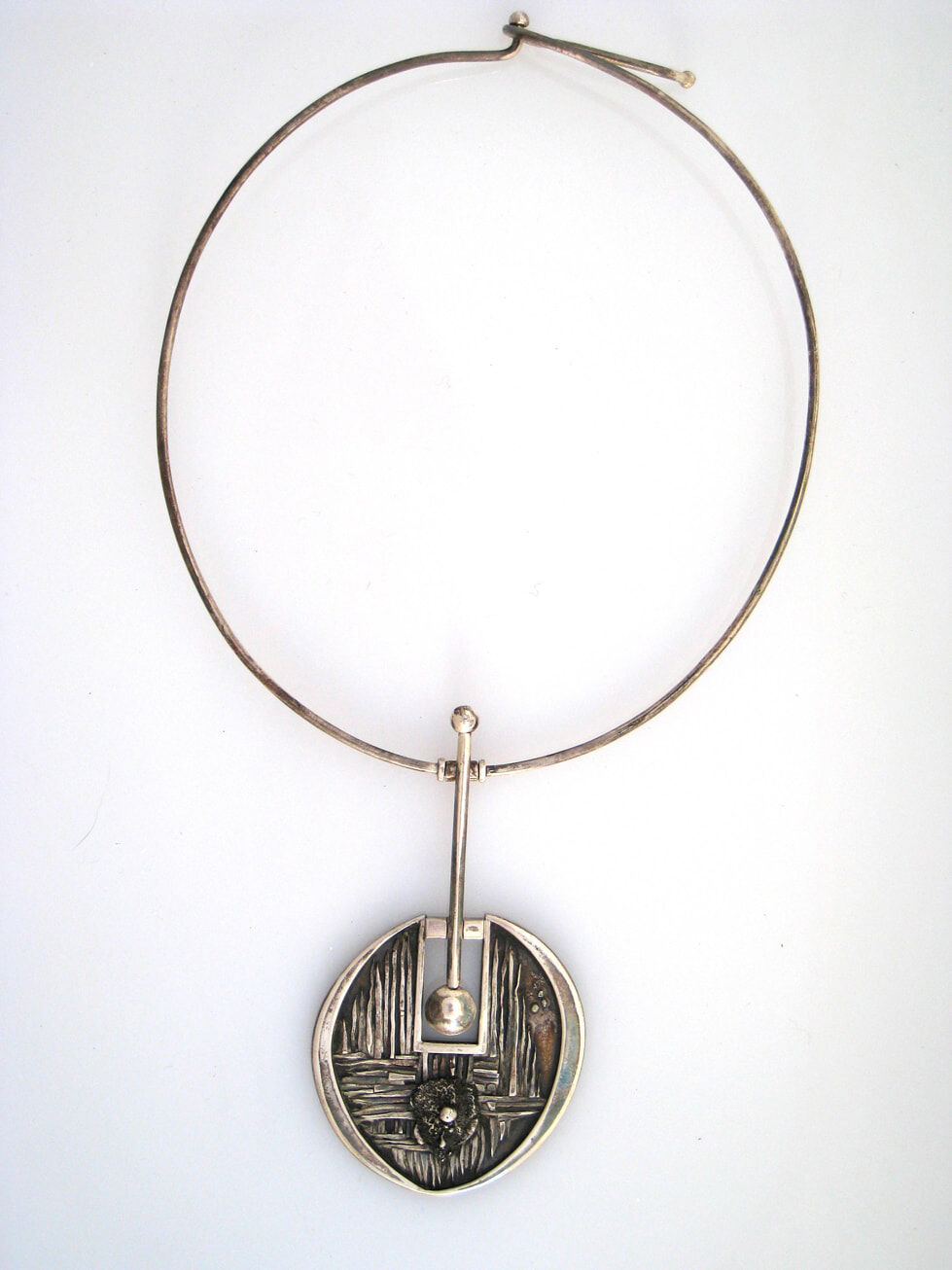 Neckpeice, Sterling Silver 1970's Merv Muhling