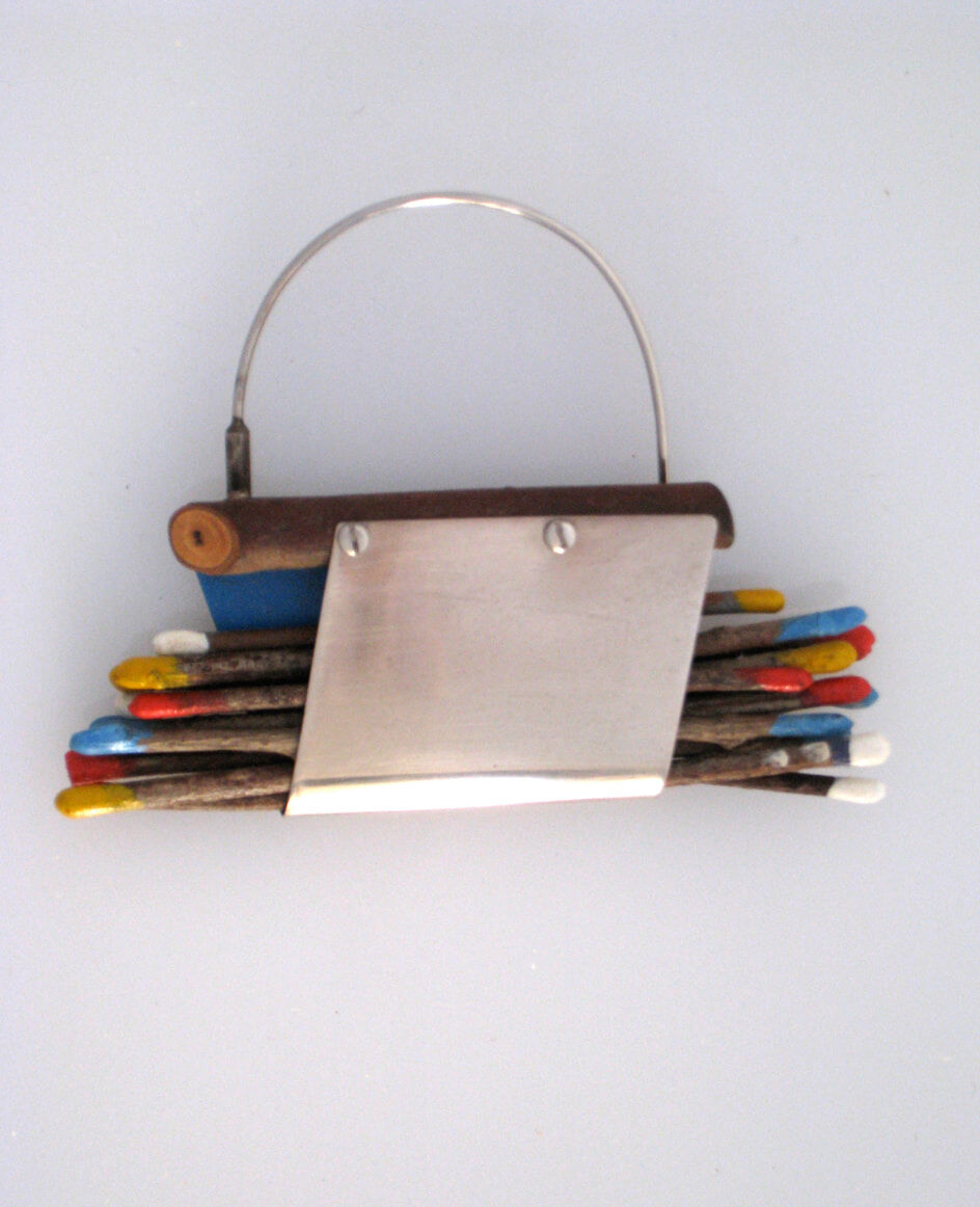 Pencil Twig Brooch 1984 Merv Muhling