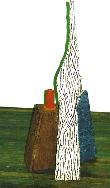 1994-Still-Life-No-1-Wood-paper-mache-paint-Muhling-Collection-