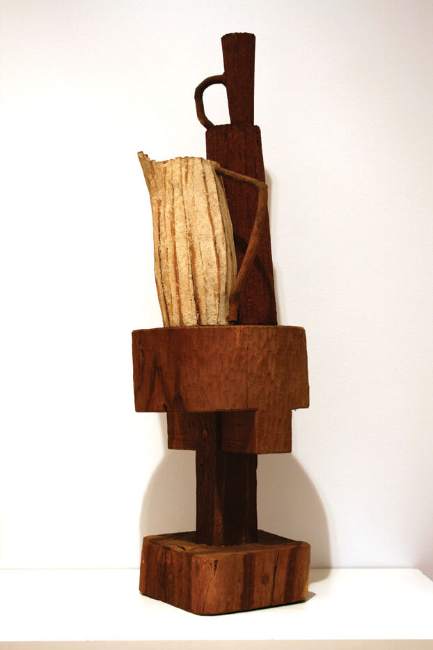 1994-Pitcher-Carved-timber-paper-mache-paint-QUT-Collection-Photo-courtesy-of-QUT-1